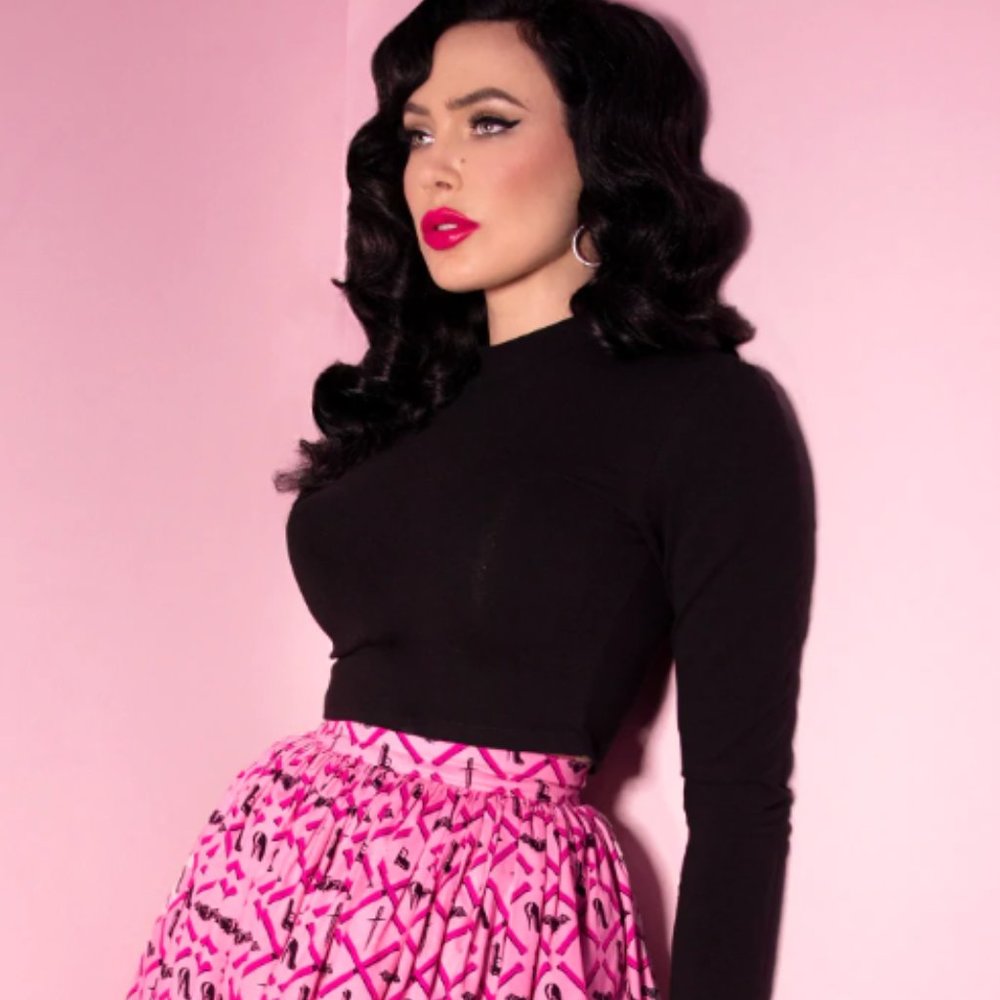 GIRL GANG CROP TOP IN BLACK - VIXEN BY MICHELINE PITT